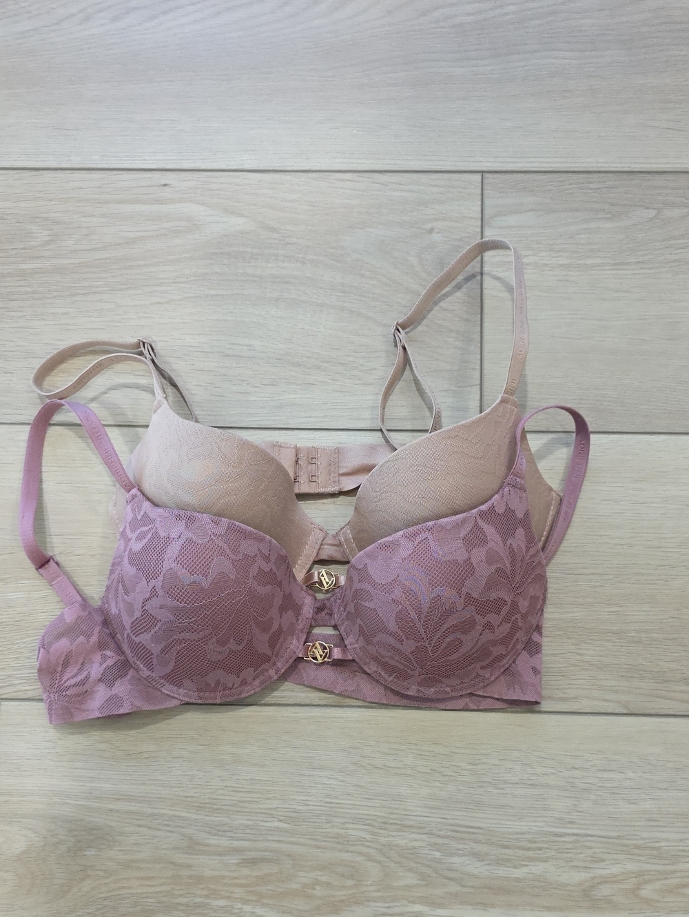 Adreinne Vittadini 2 Pair Lace Push-Up Bras